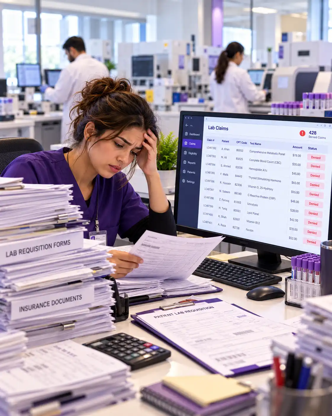 Common challenges in laboratory medical billing