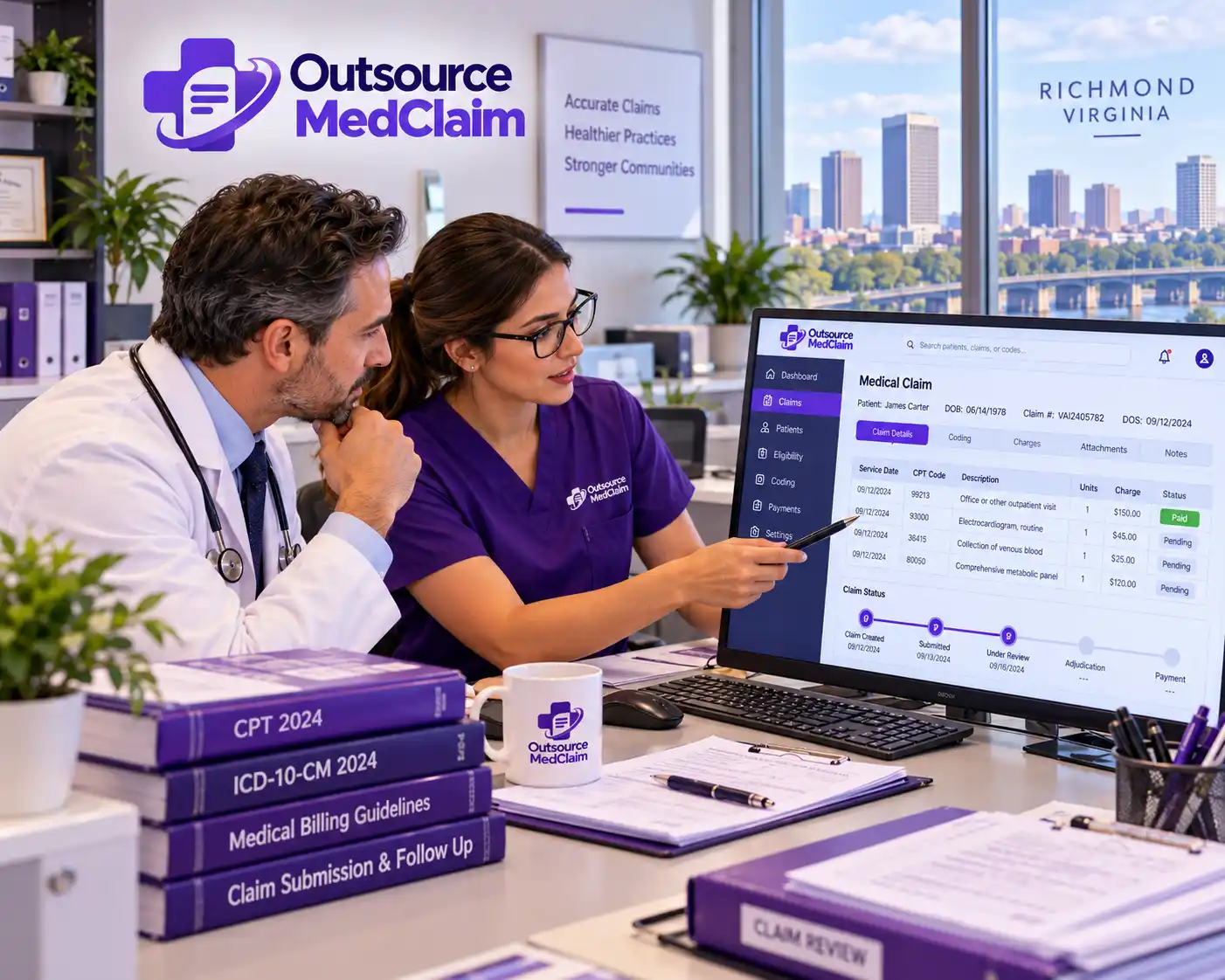 Outsource physician billing services in Virginia